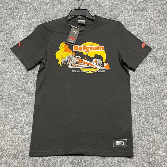 Puma Other - Formula 1 F1 Shirt Mens Small Black Belgian Grand Prix 2025‎ Graphic Puma Tee
